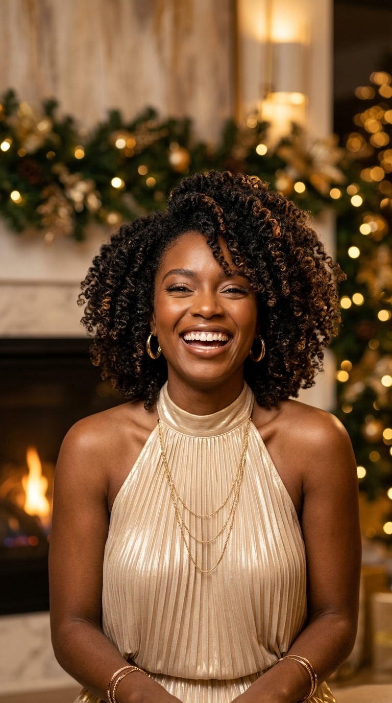 Winter Velvet Party Dresses For Black Women