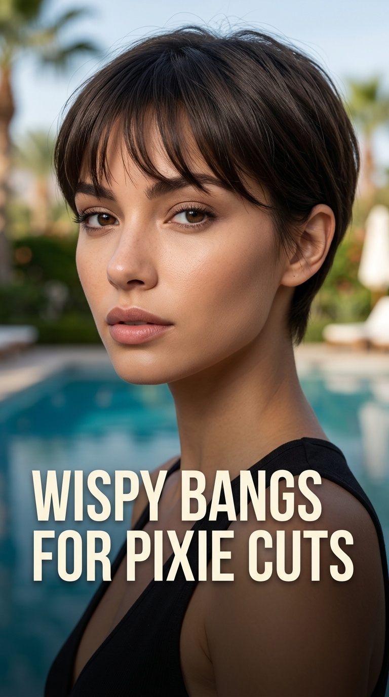 Wispy Bangs for Pixie Cuts