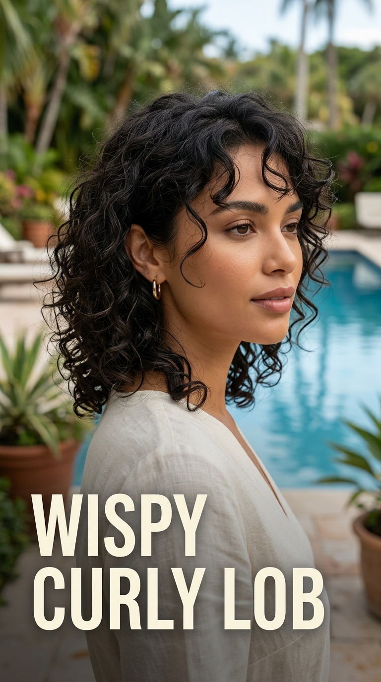 Wispy Curly Lob