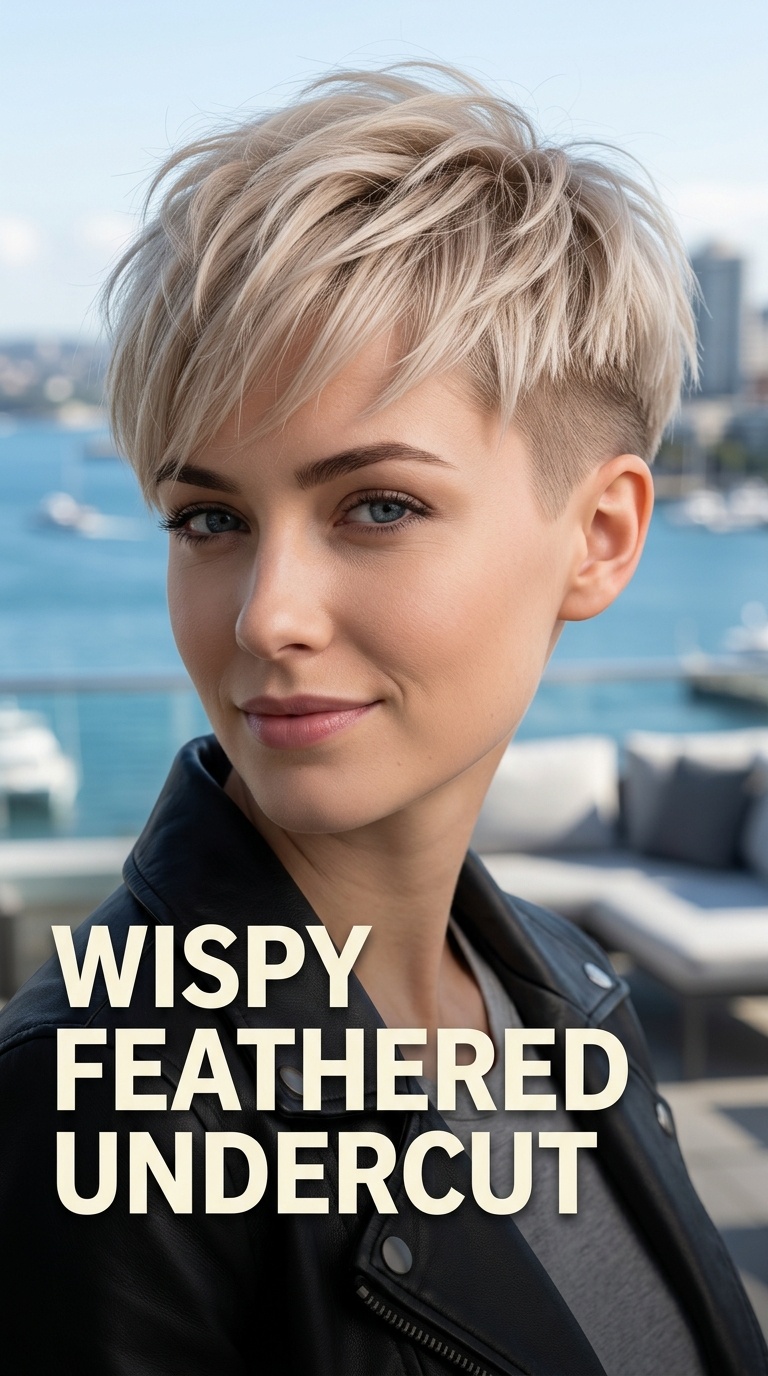 Wispy Feathered Undercut