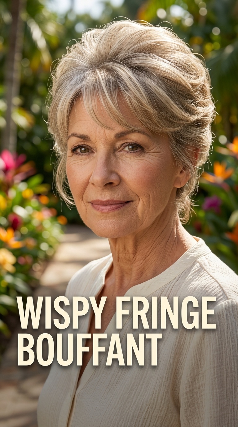 Wispy Fringe Bouffant