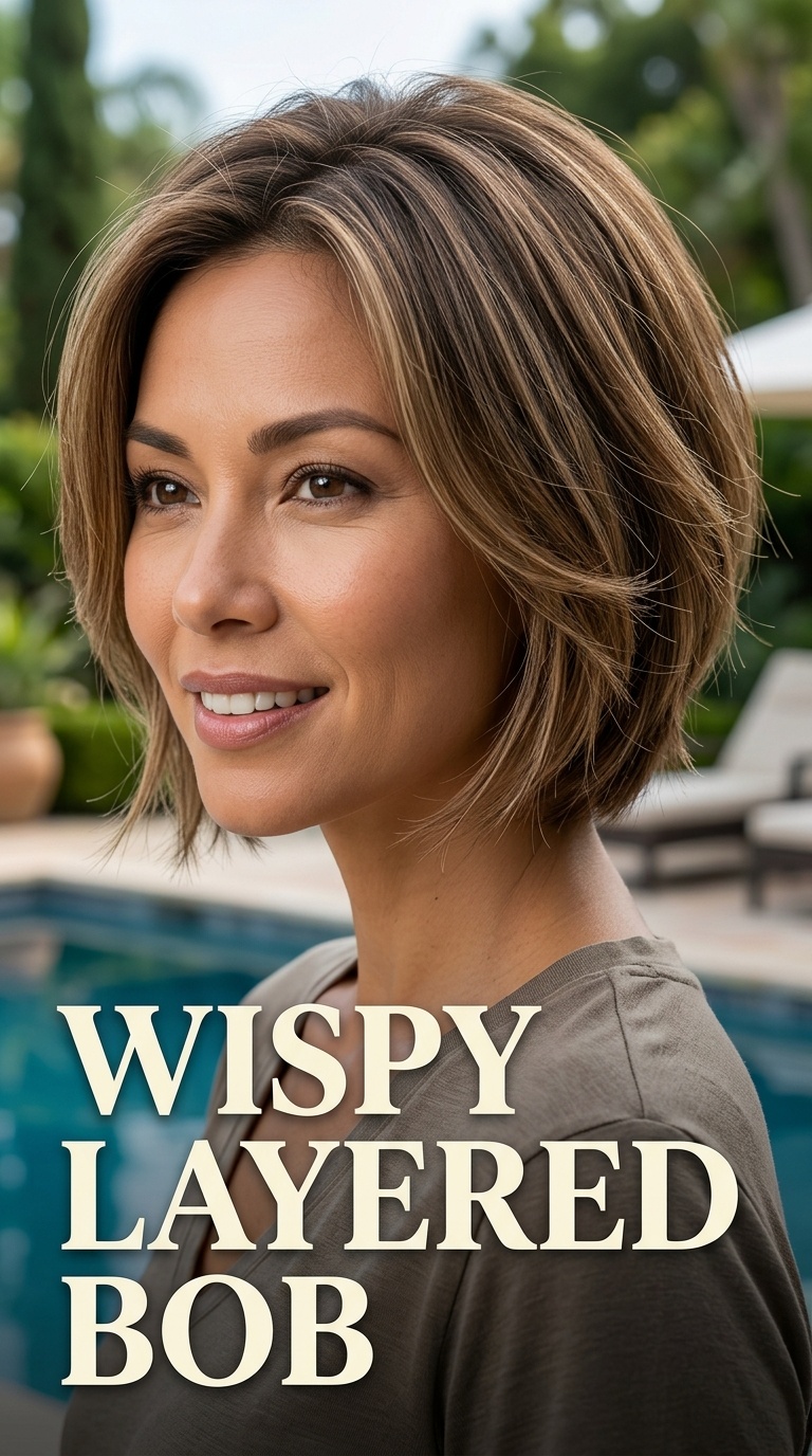 Wispy Layered Bob