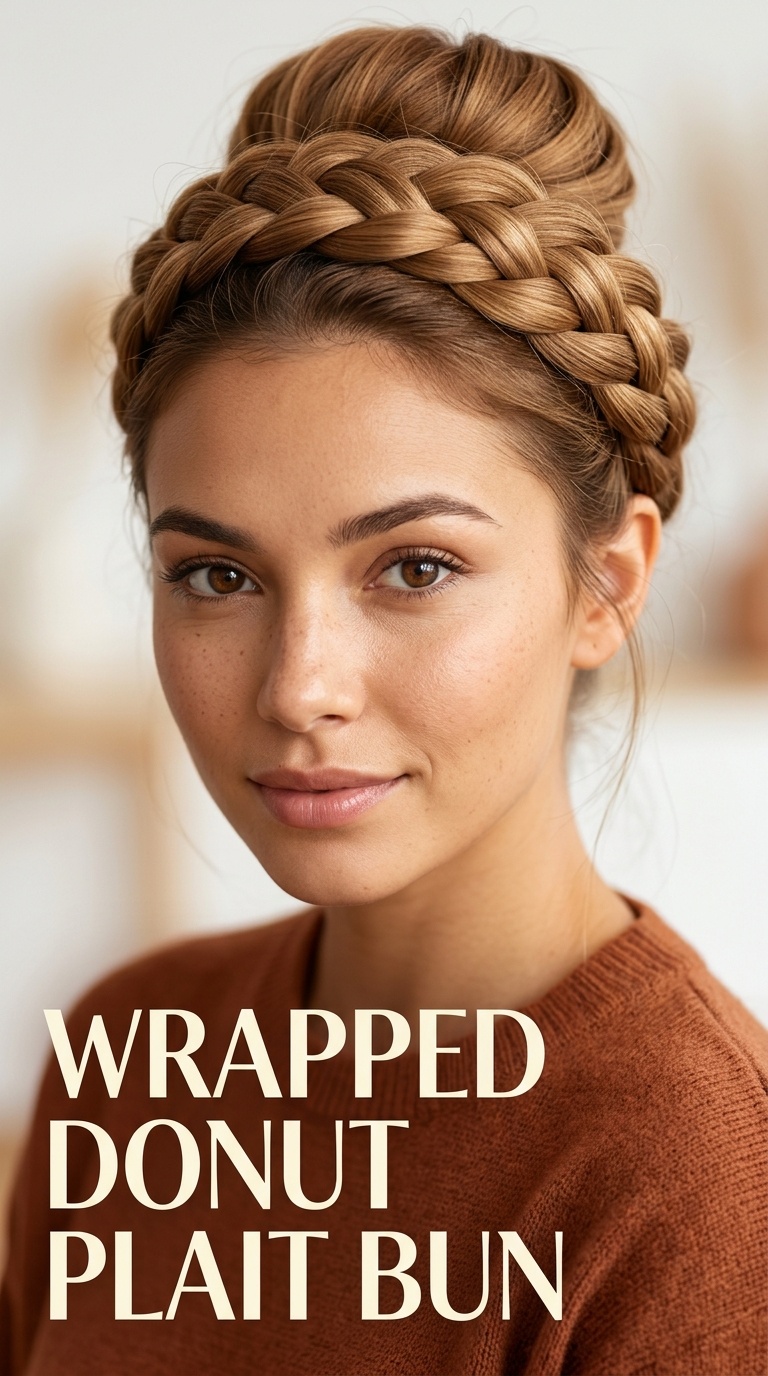Wrapped Donut Plait Bun