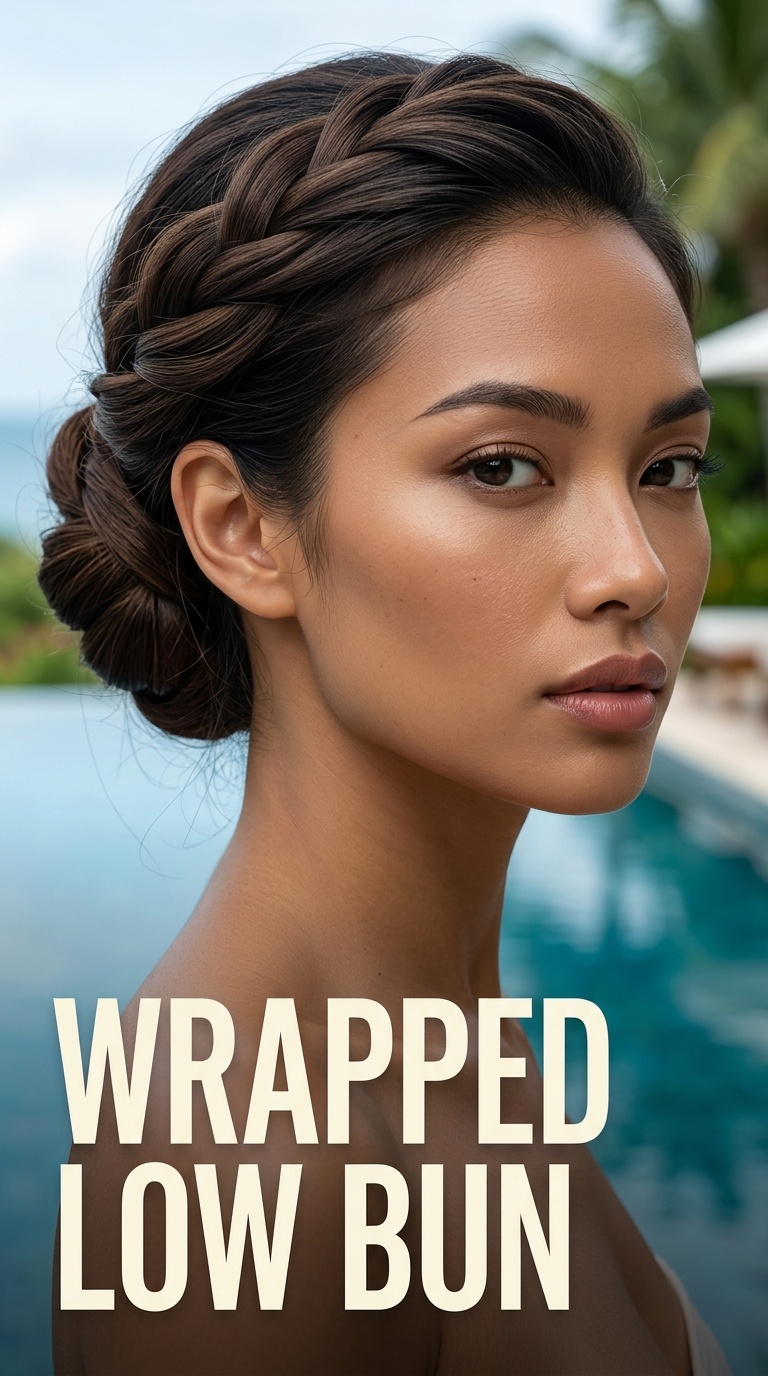 Wrapped Low Bun