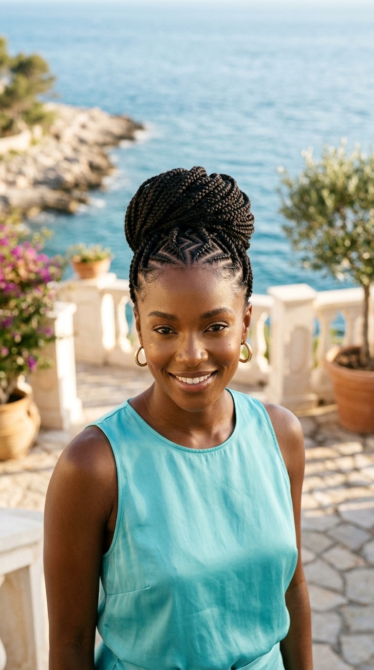 Zig Zag Braids For Summer