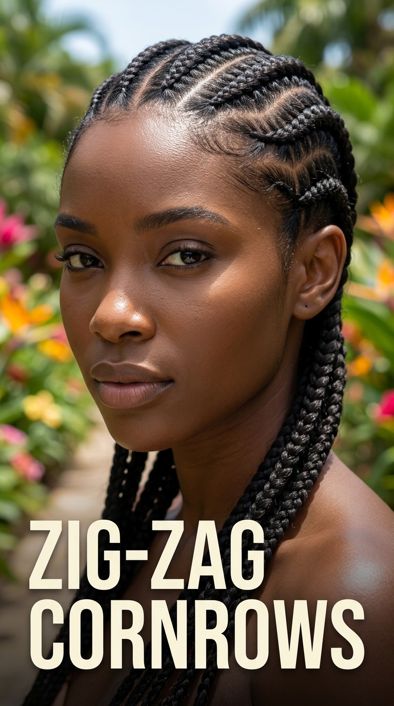 Zig-Zag Cornrows