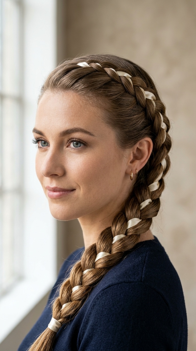 4-Strand Ribbon Braid