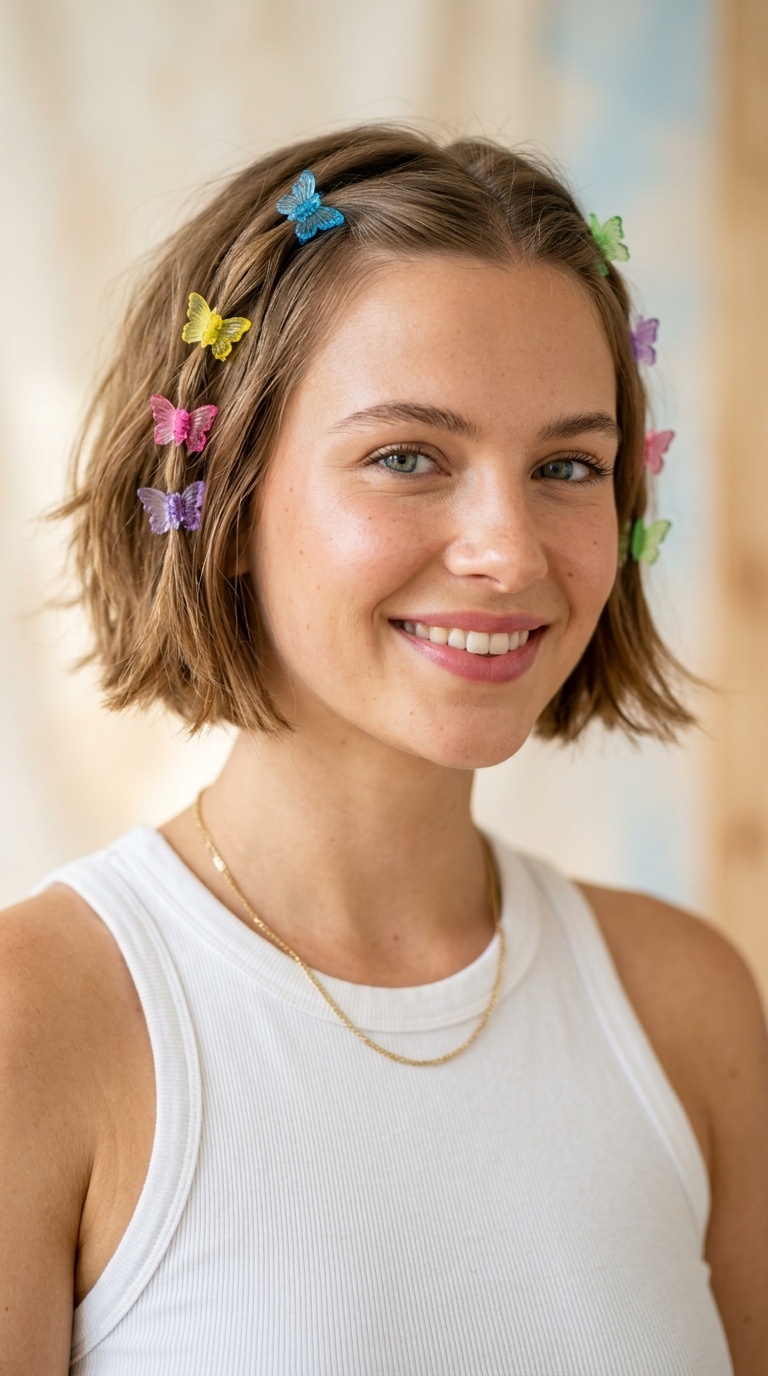 90s Butterfly Clips