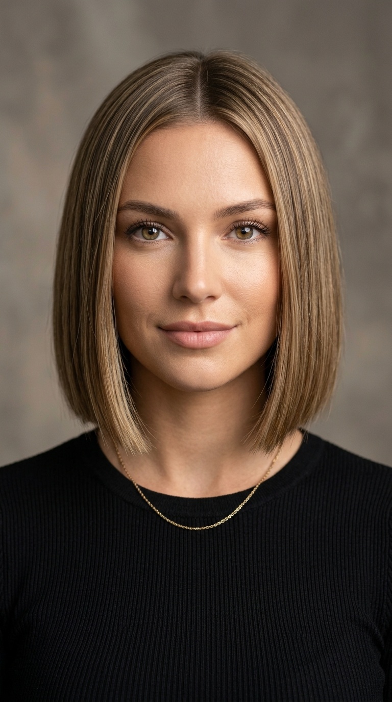 A-Line Blunt Bob