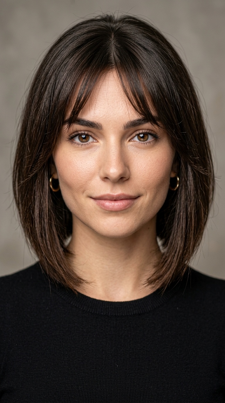 A-Line Bob with Face-Framing Layers