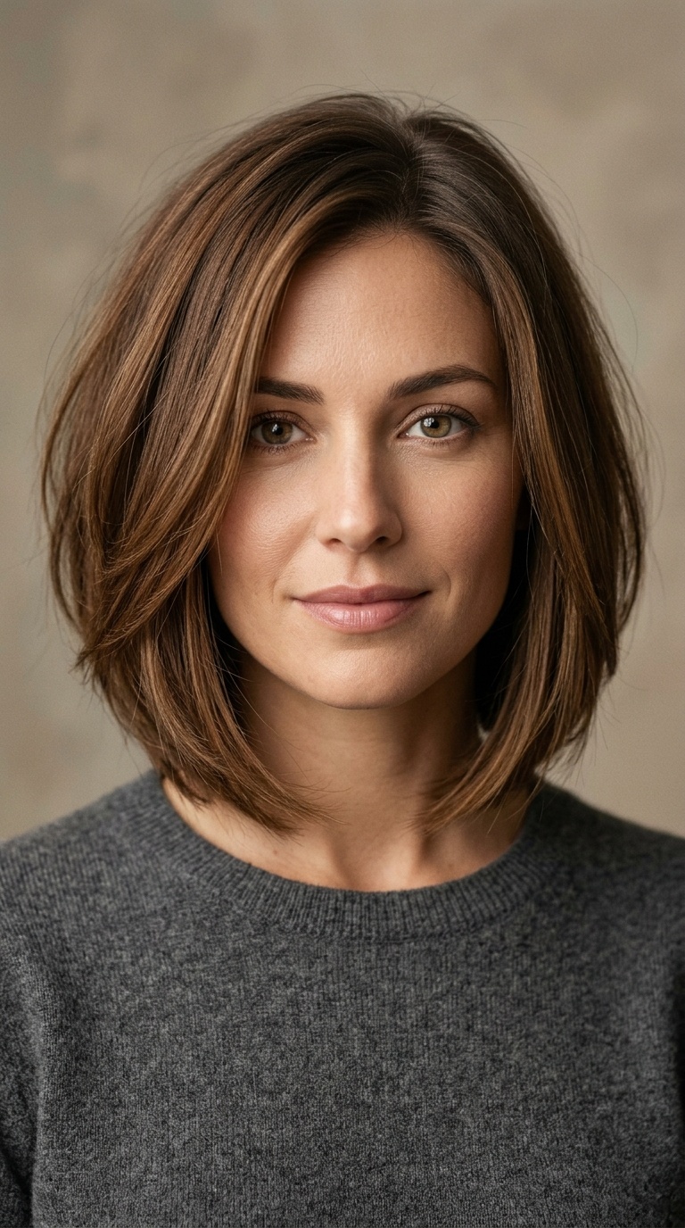 A-Line Bob with Internal Layering