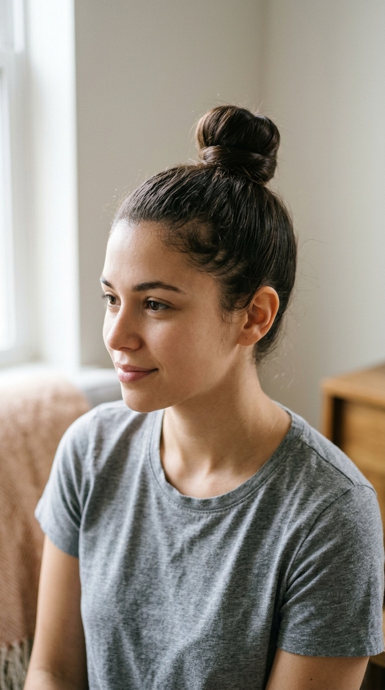 A Sleek Top Knot