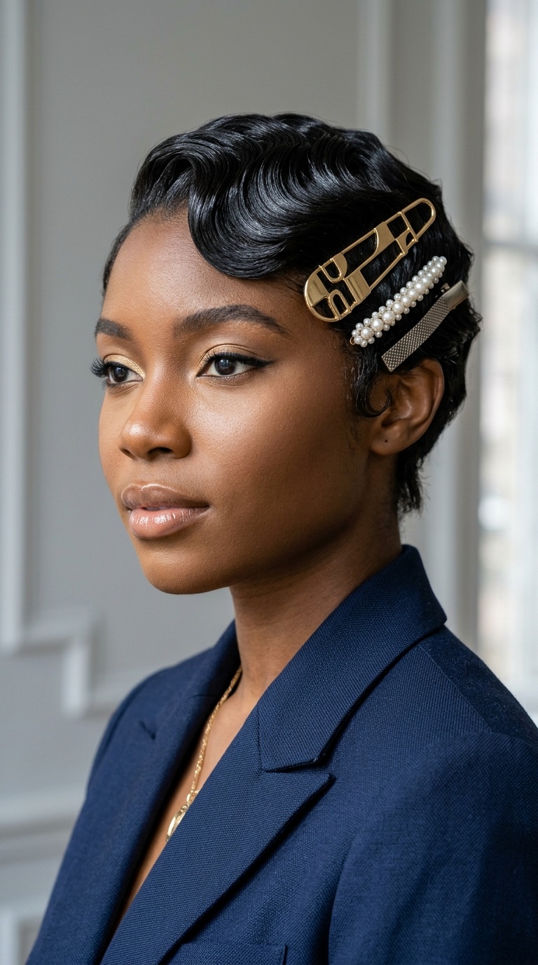 Abstract Waves with Statement Oversized Pins