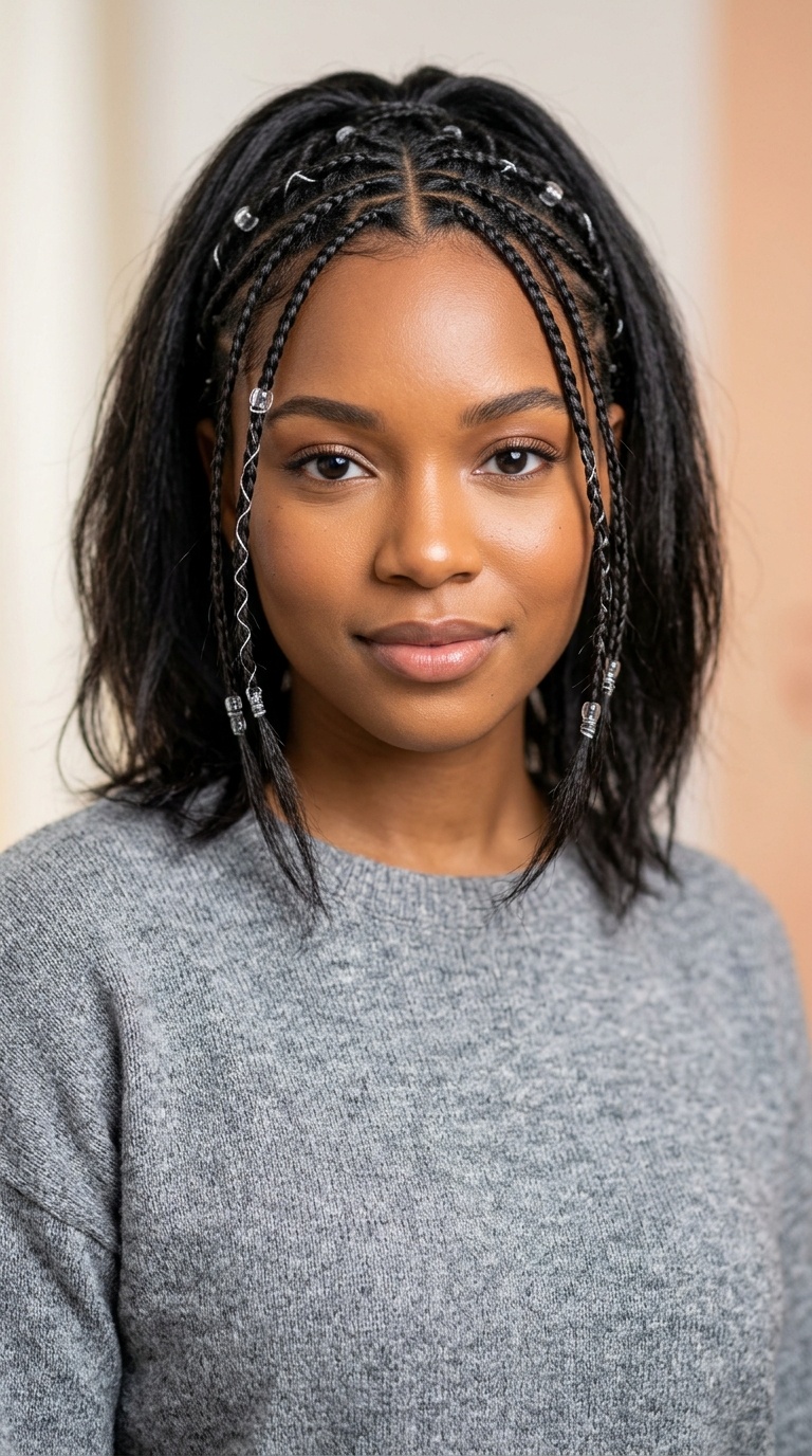 Accent Micro Braids