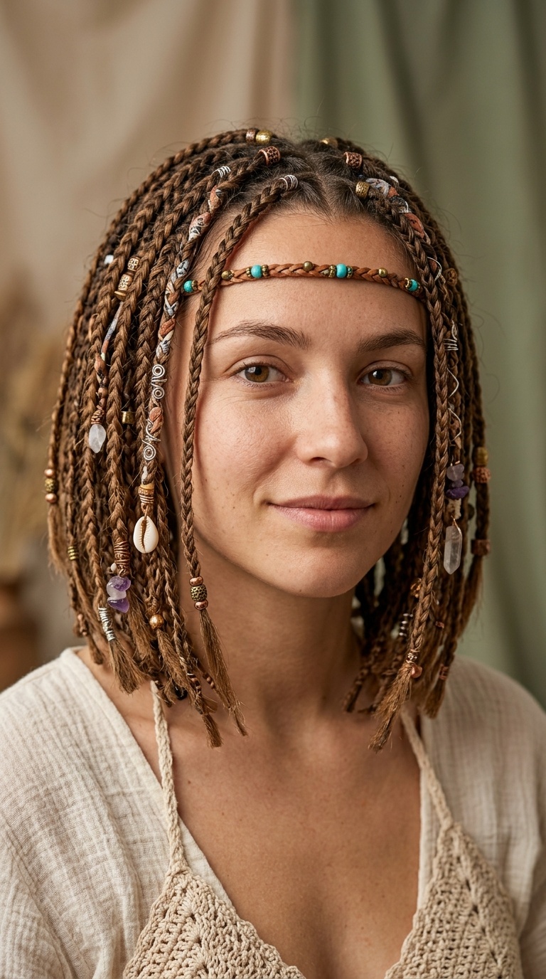 Accessorized Face-Framing Pieces