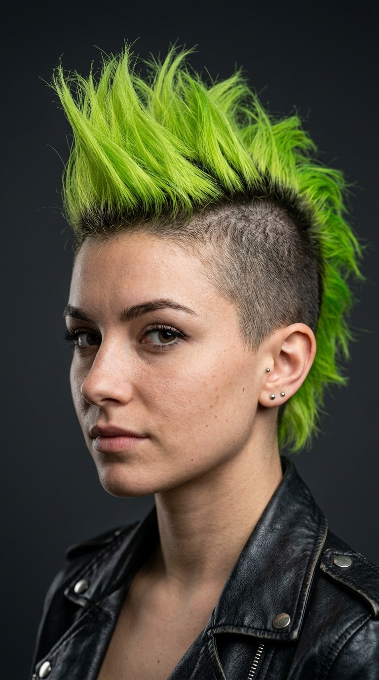 Acid-Green Mohawk