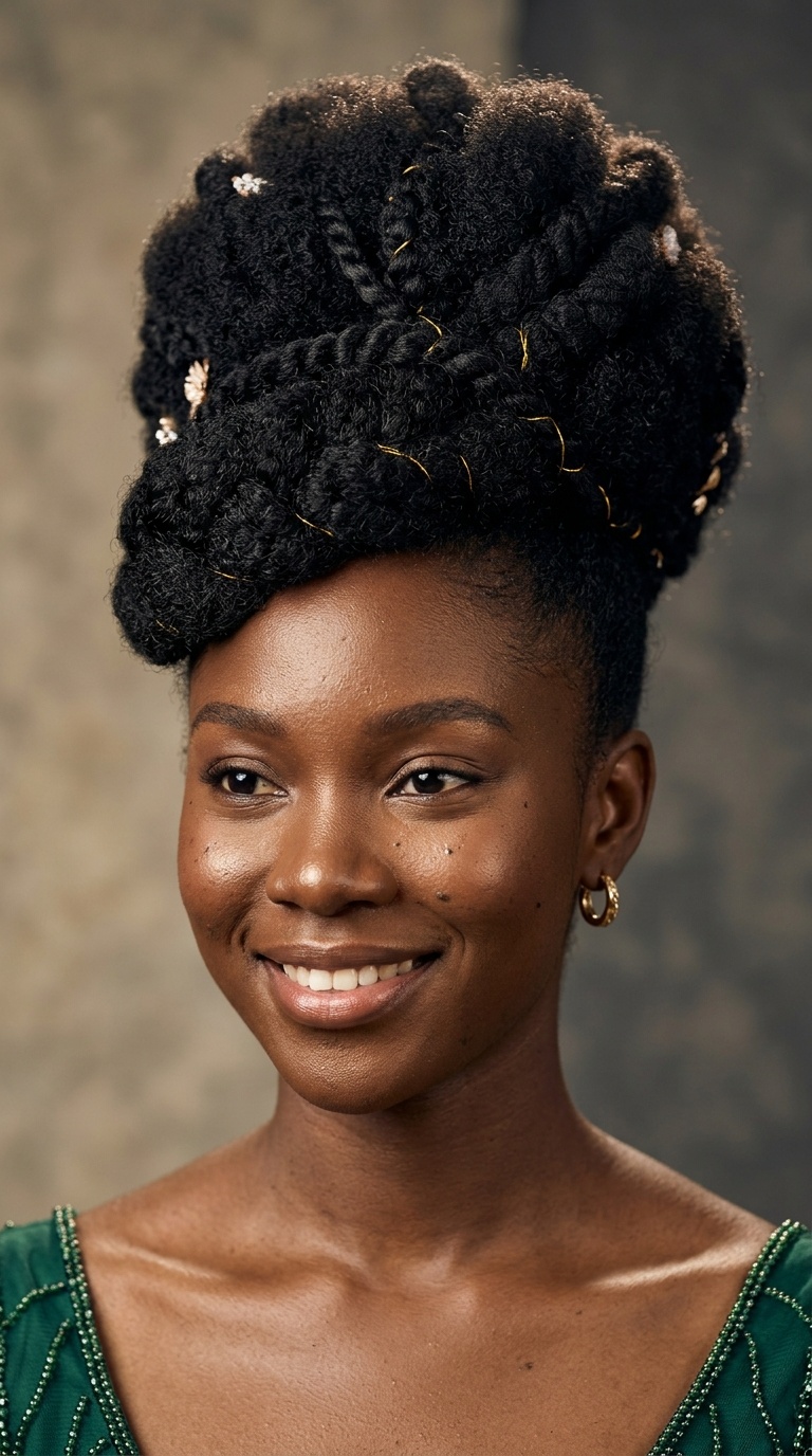 Afro-Textured Beehive