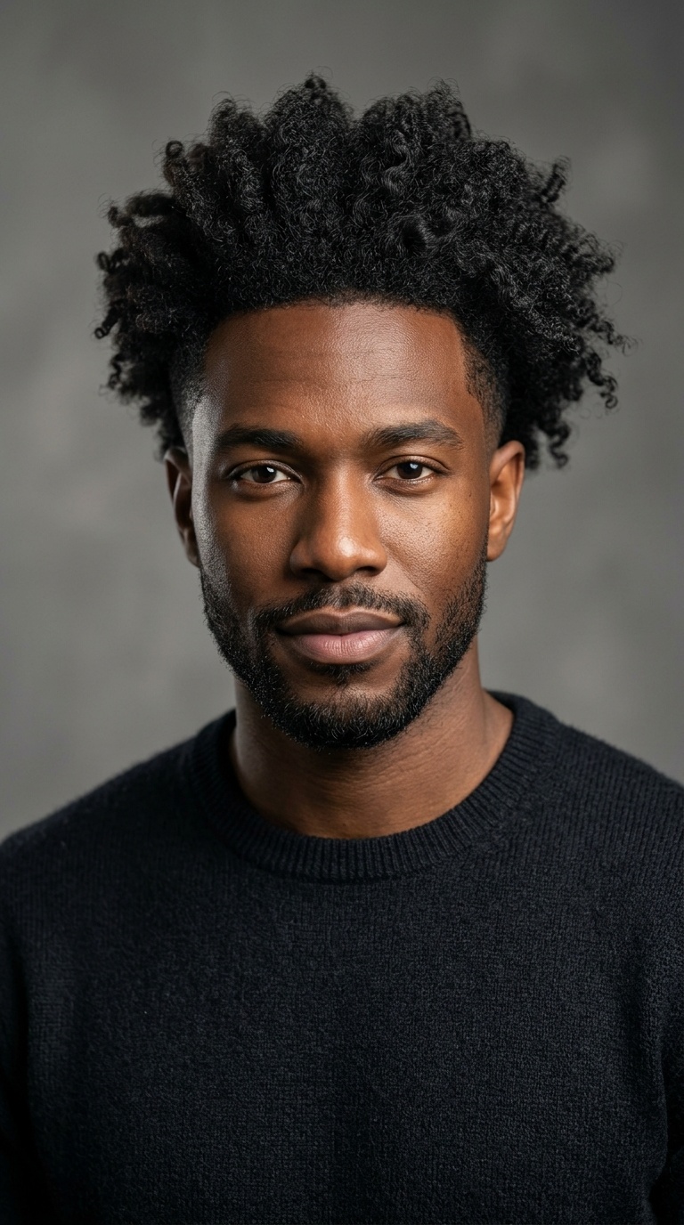 Afro-Textured Long Taper