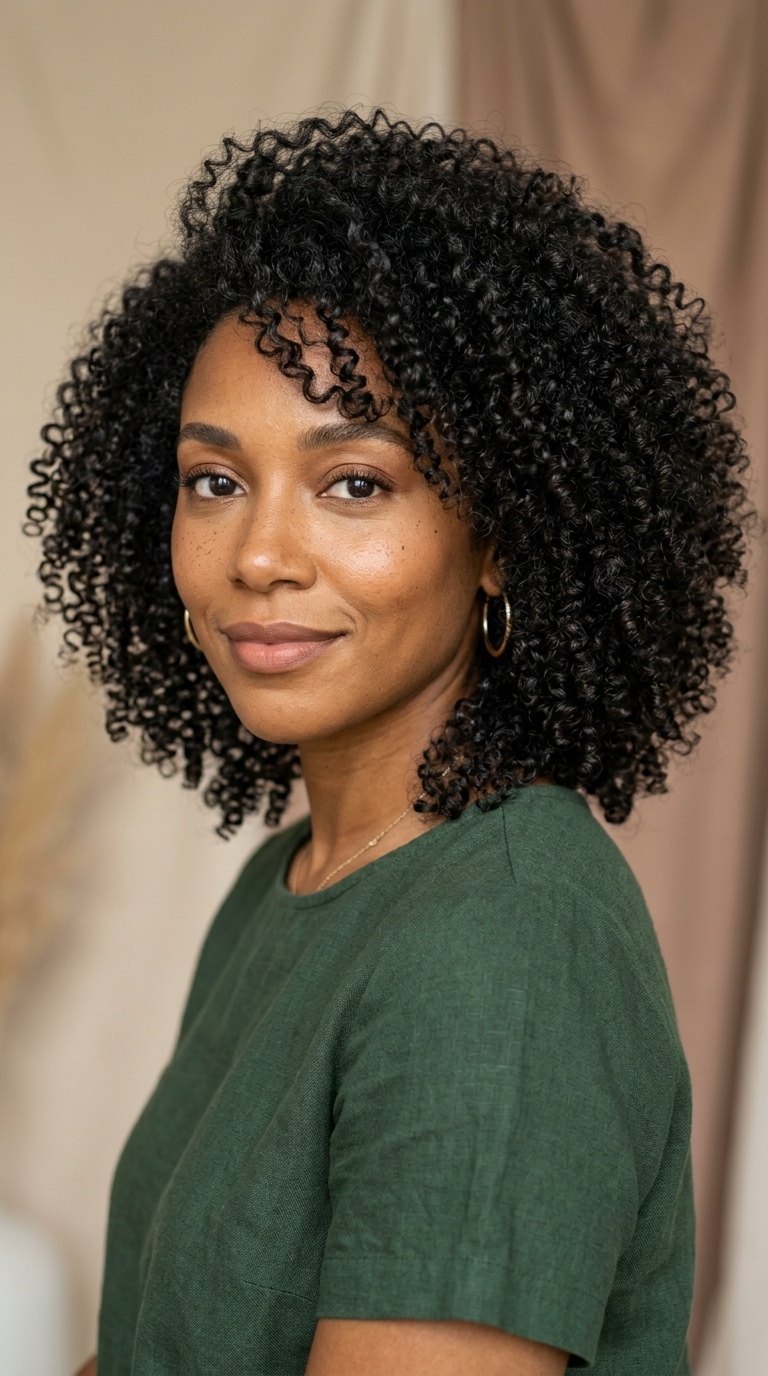 Afro-Textured Perm (Curls for Natural Hair)