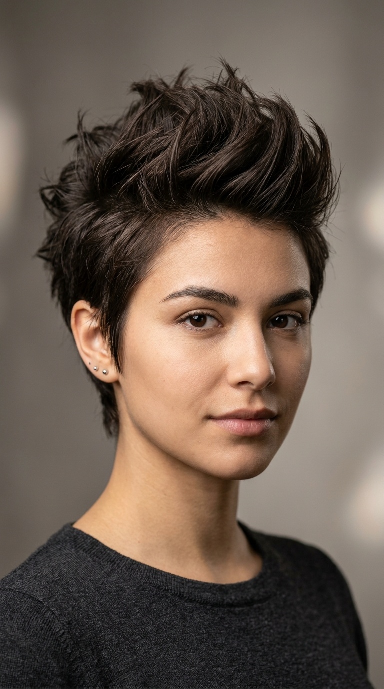 Angular Faux-Hawk