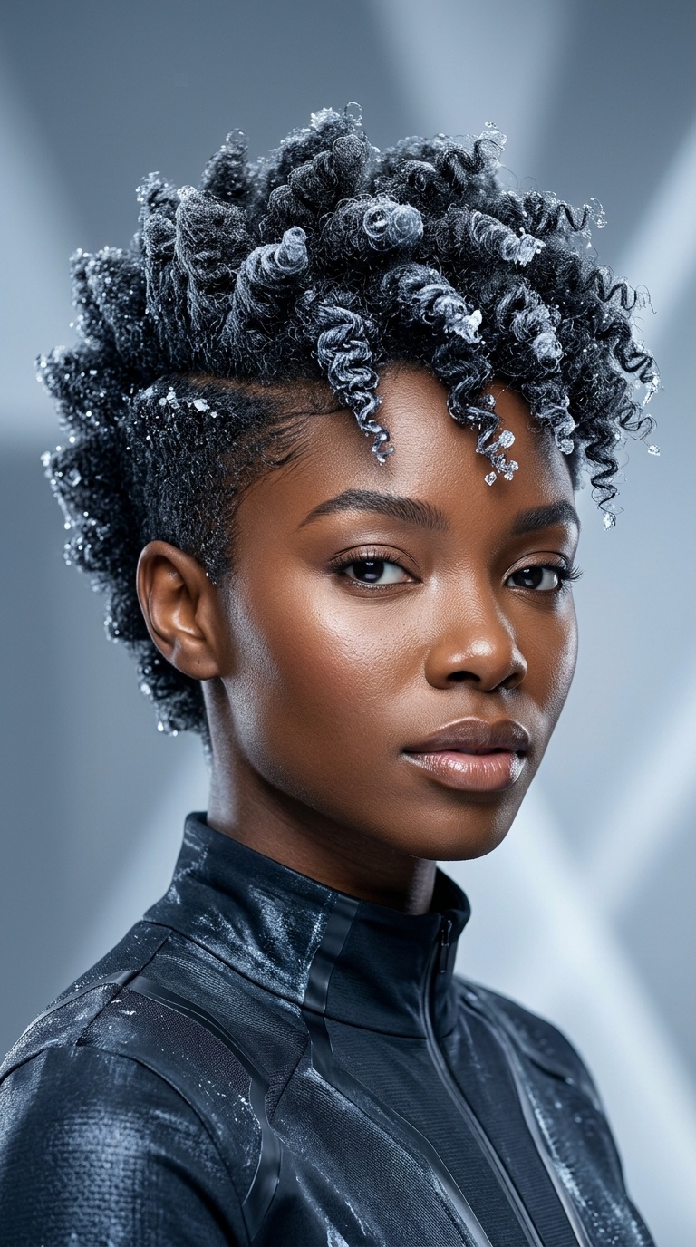 Angular Tapered Cut with Crisp Frozen Edges