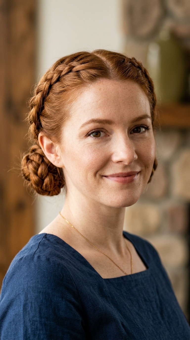 Anna’s Double Braided Buns