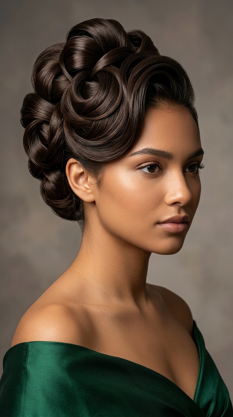 Architectural Sculpted Updo