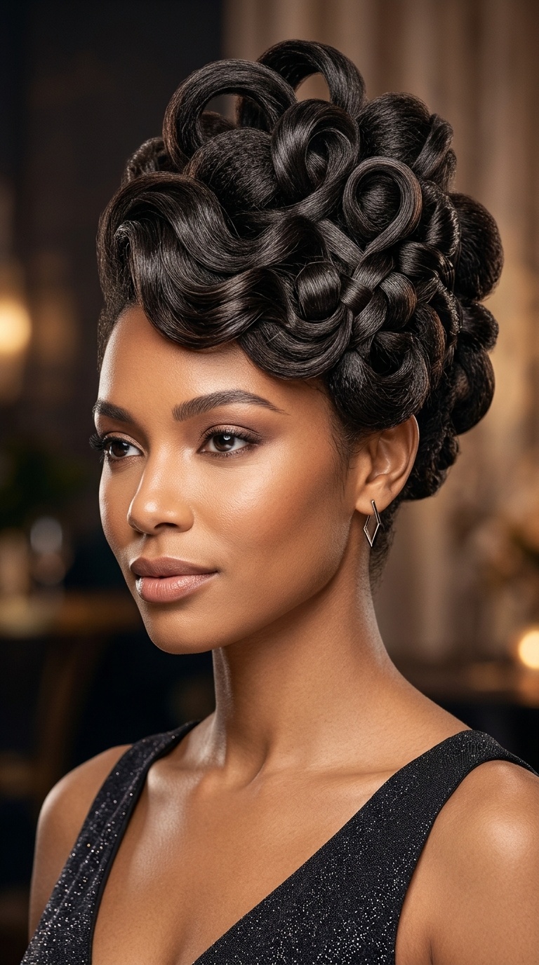 Architectural Sculpted Updo