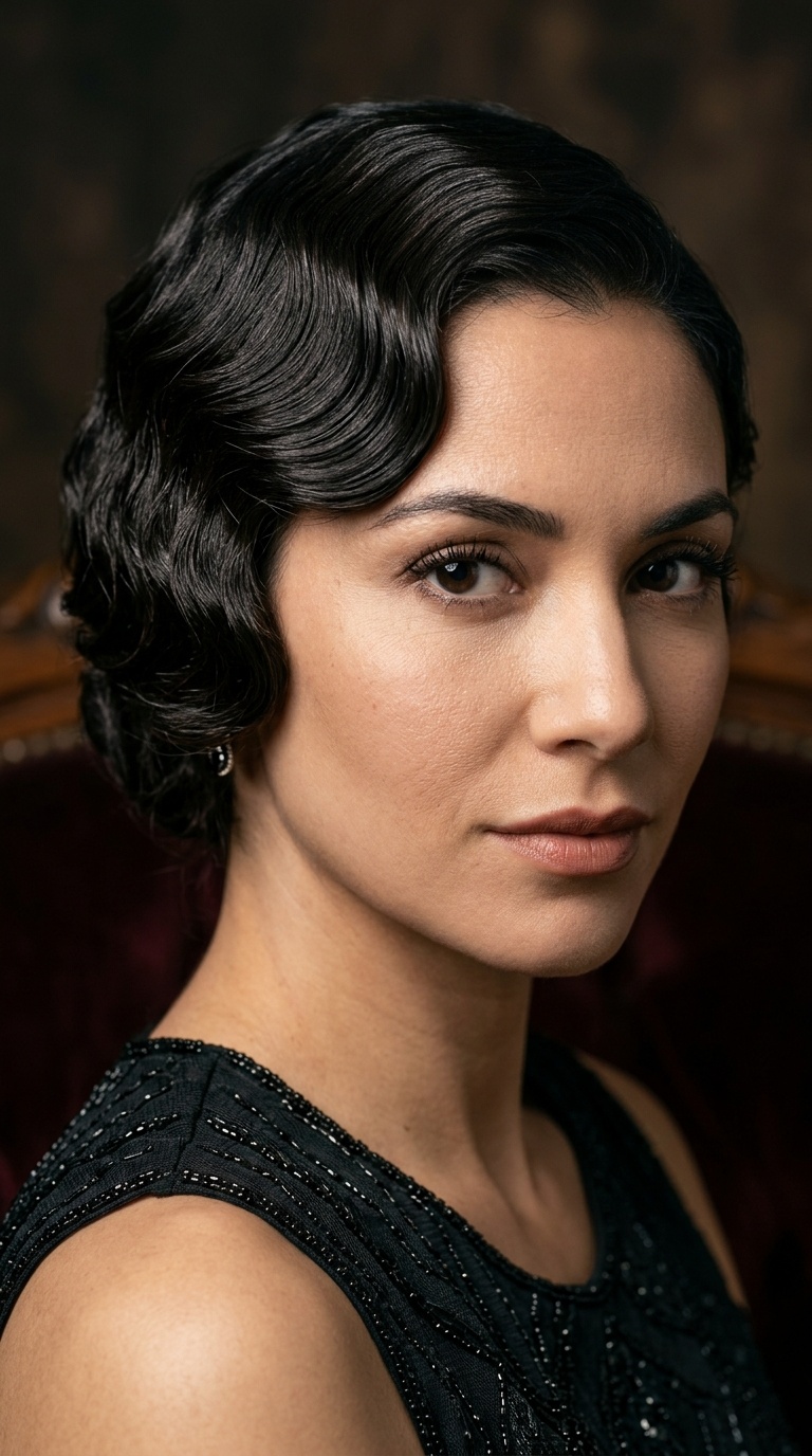Art Deco Finger Waves