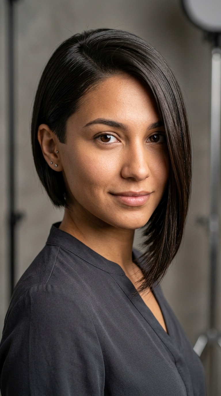 Asymmetric Sleek Cut