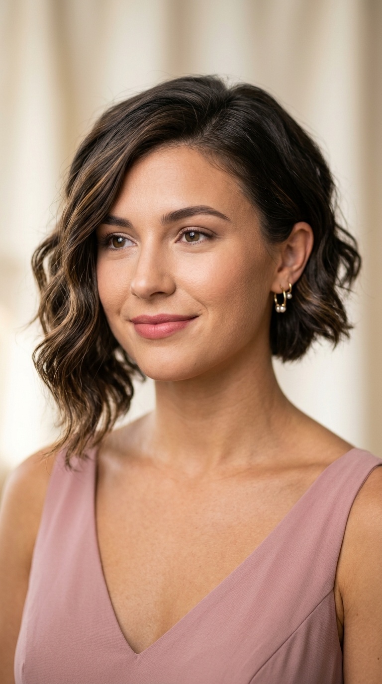 Asymmetrical Bob with Waves