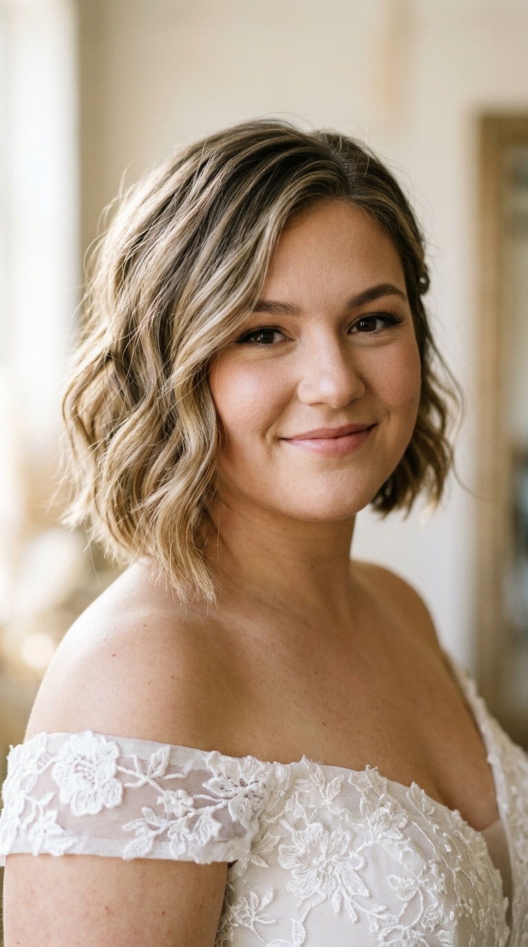 Asymmetrical Bob with Waves