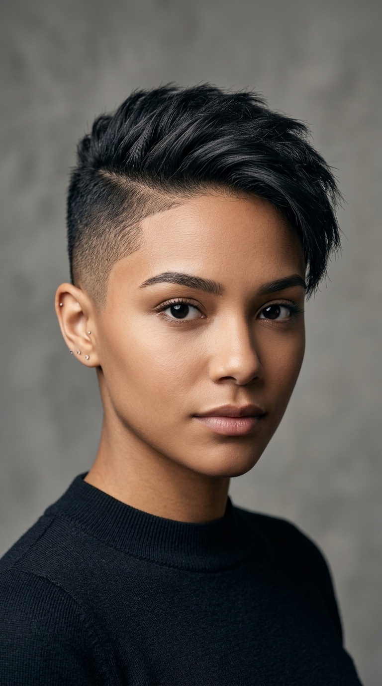 Asymmetrical Buzz Fade