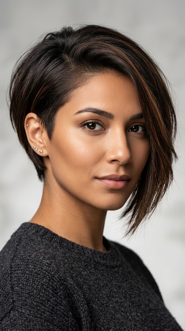 Asymmetrical Cut