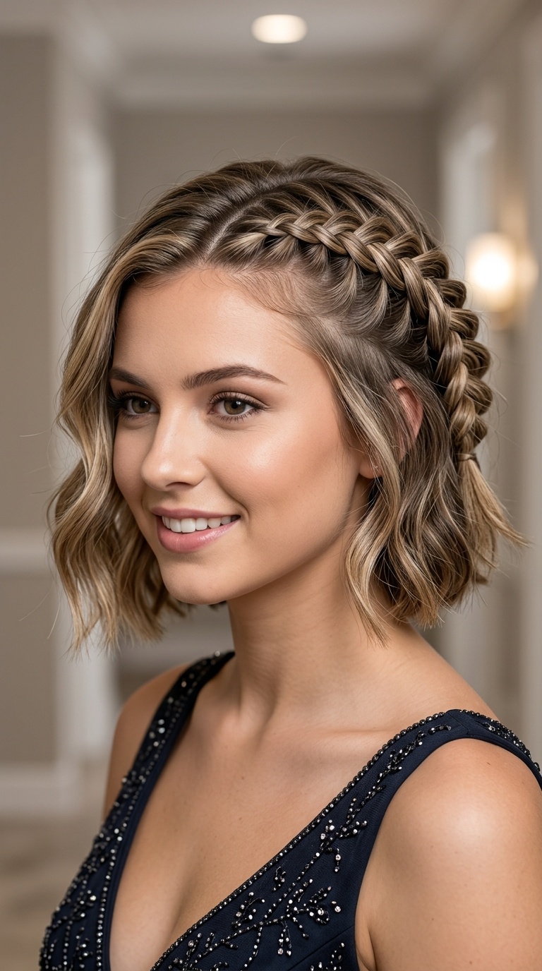 Asymmetrical Dutch Braid