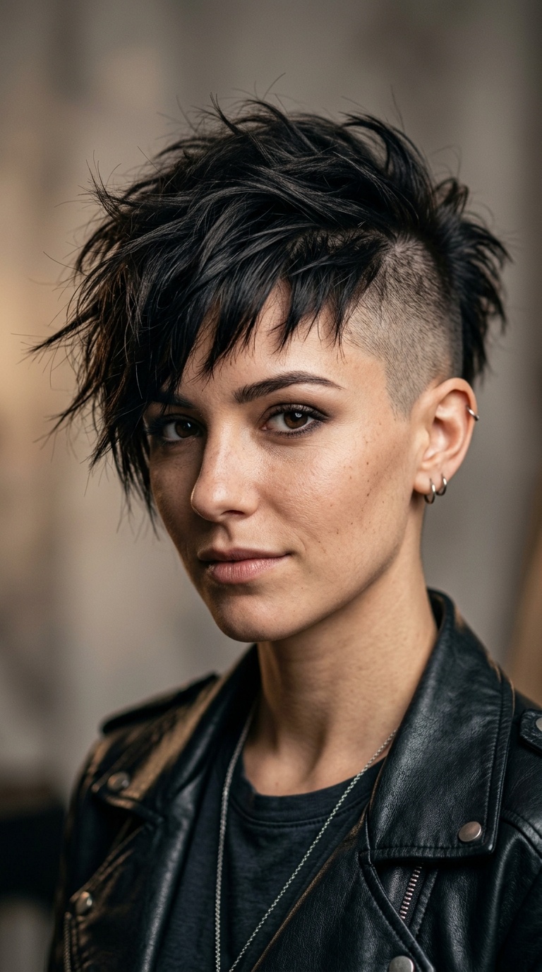 Asymmetrical Edgy Undercut