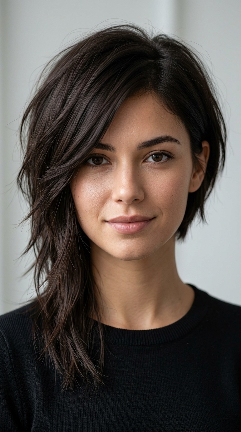 Asymmetrical Layered Cut
