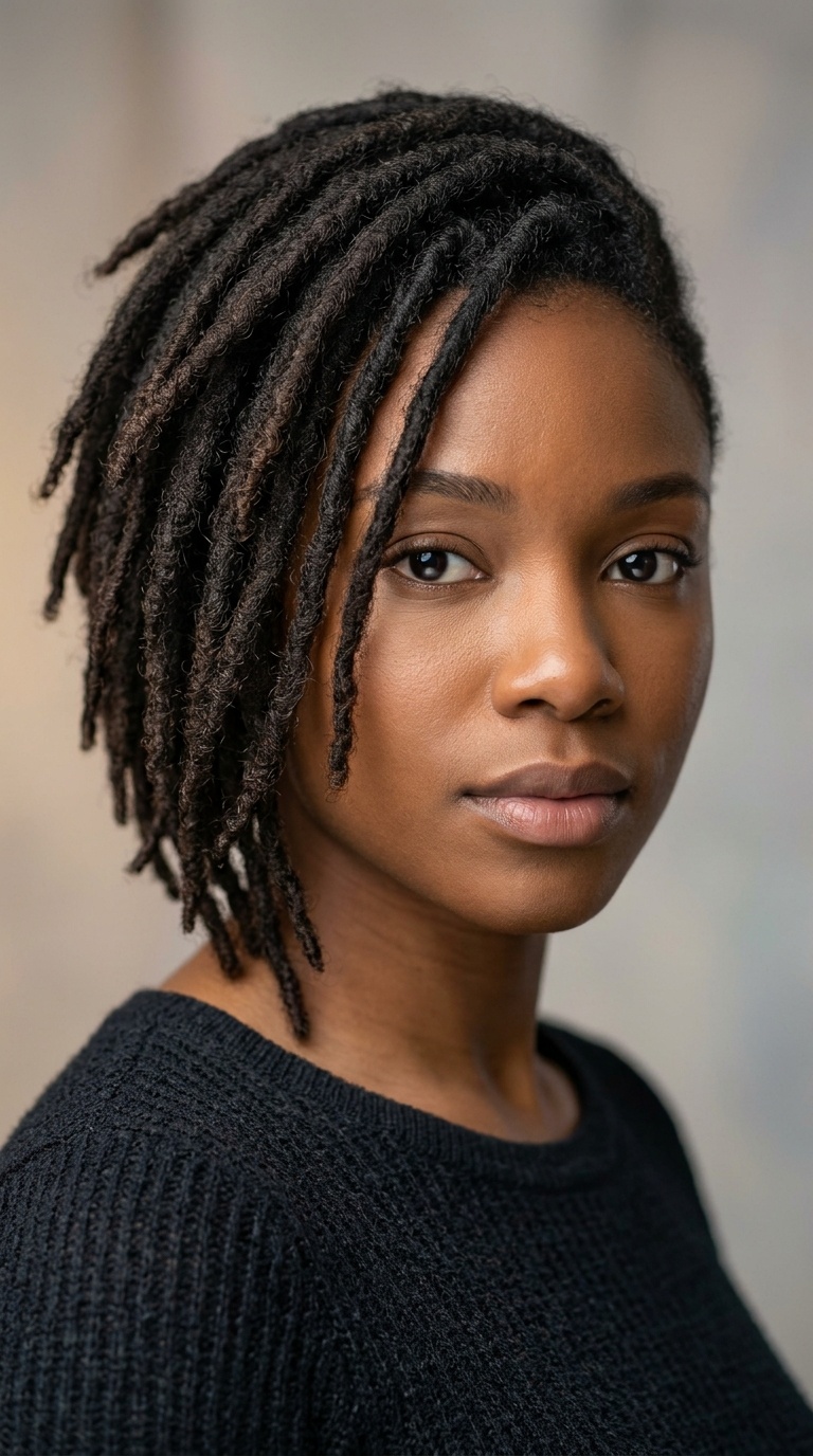 Asymmetrical Loc Cut