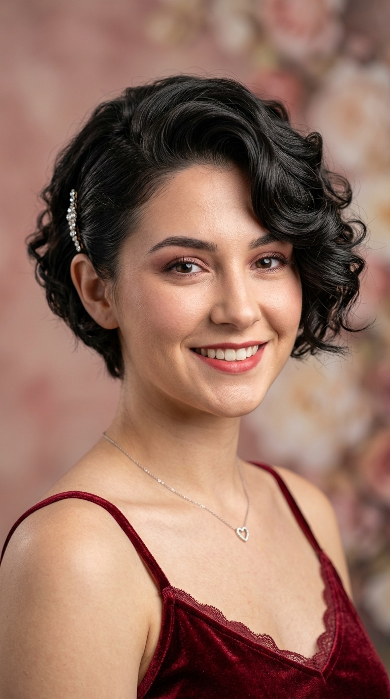 Asymmetrical Pin-Up Style