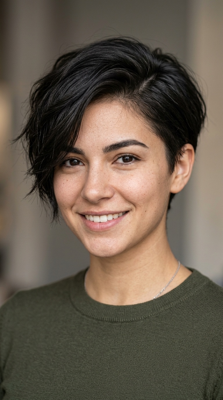 Asymmetrical Pixie with Deep Part