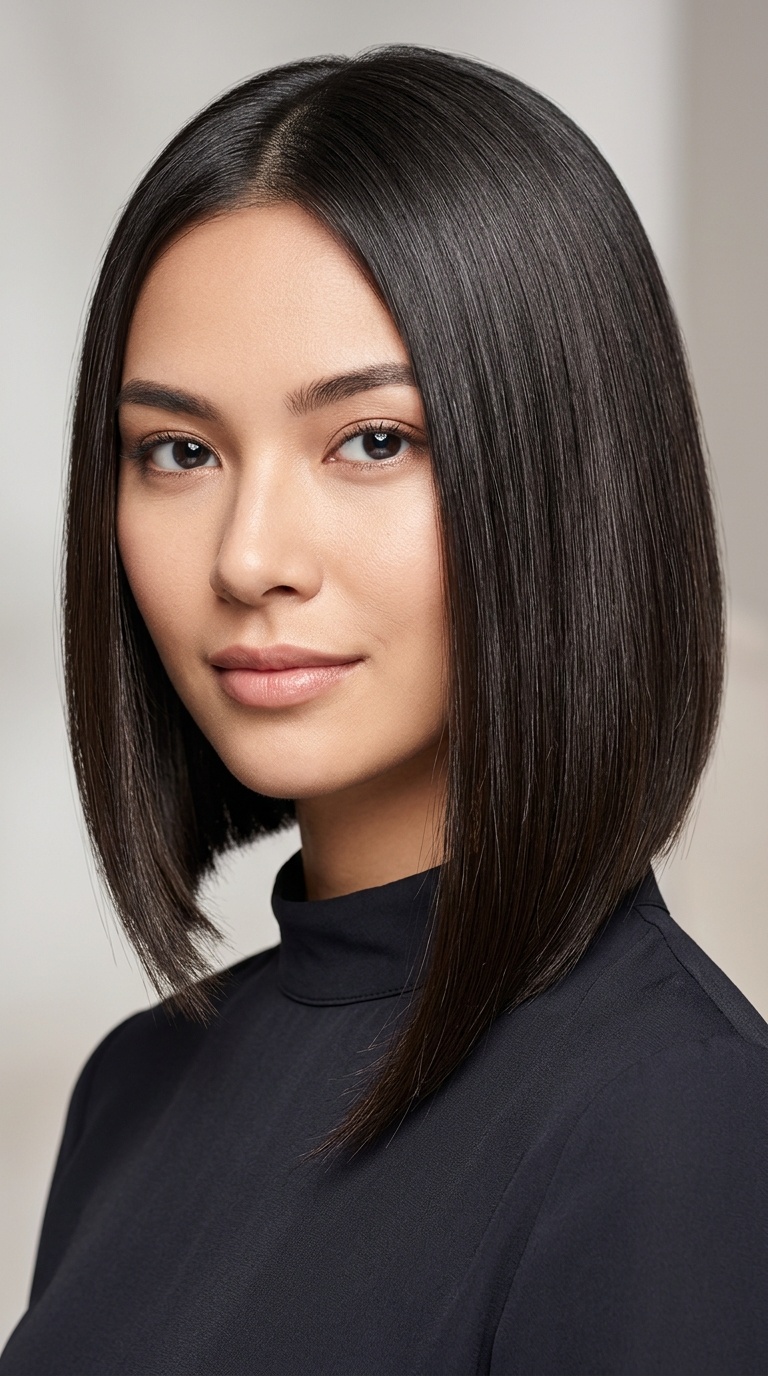 Asymmetrical Sleek Lob