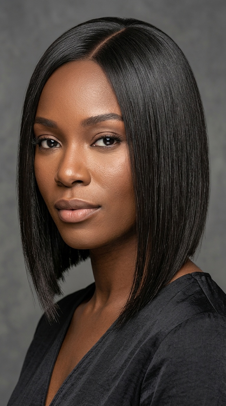 Asymmetrical Straight Cut