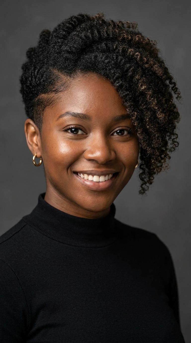 Asymmetrical Tapered Cut