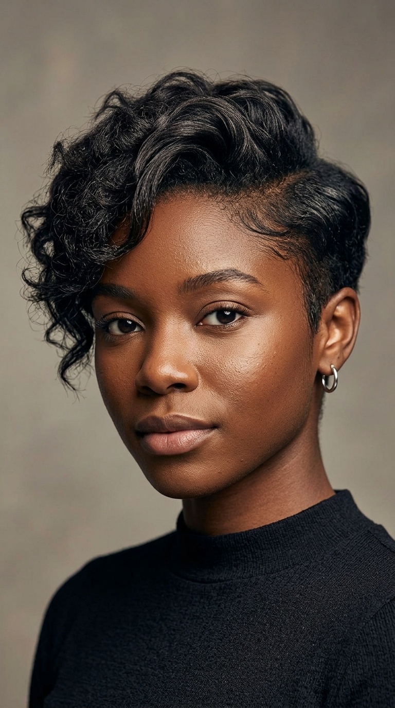Asymmetrical Tapered Pixie