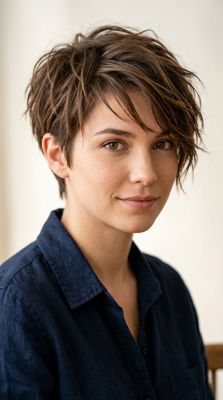 Asymmetrical Textured Cut