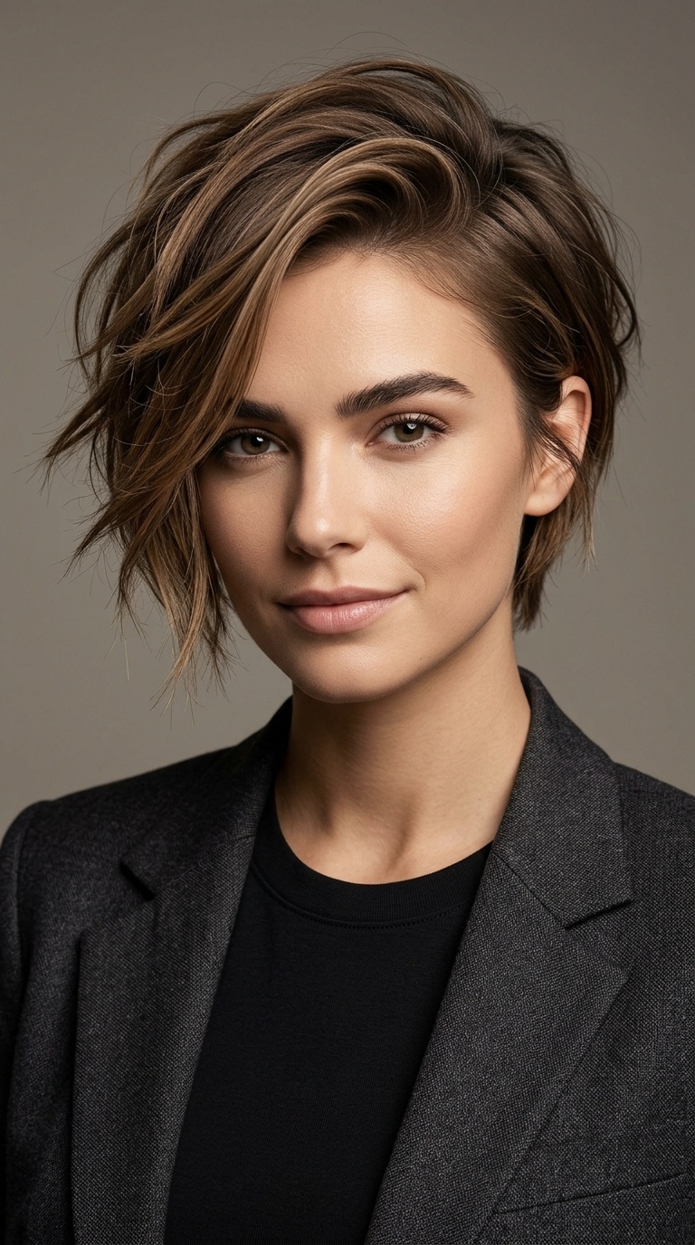 Asymmetrical Texturized Sweep