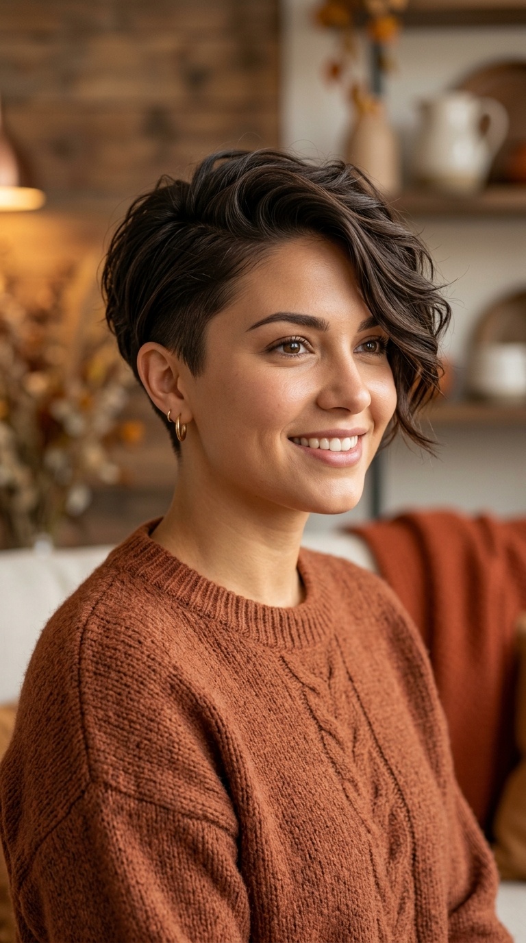 Asymmetrical Undercut Pixie