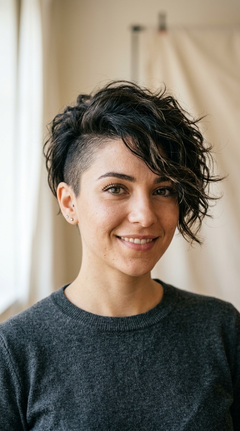 Asymmetrical Undercut Pixie