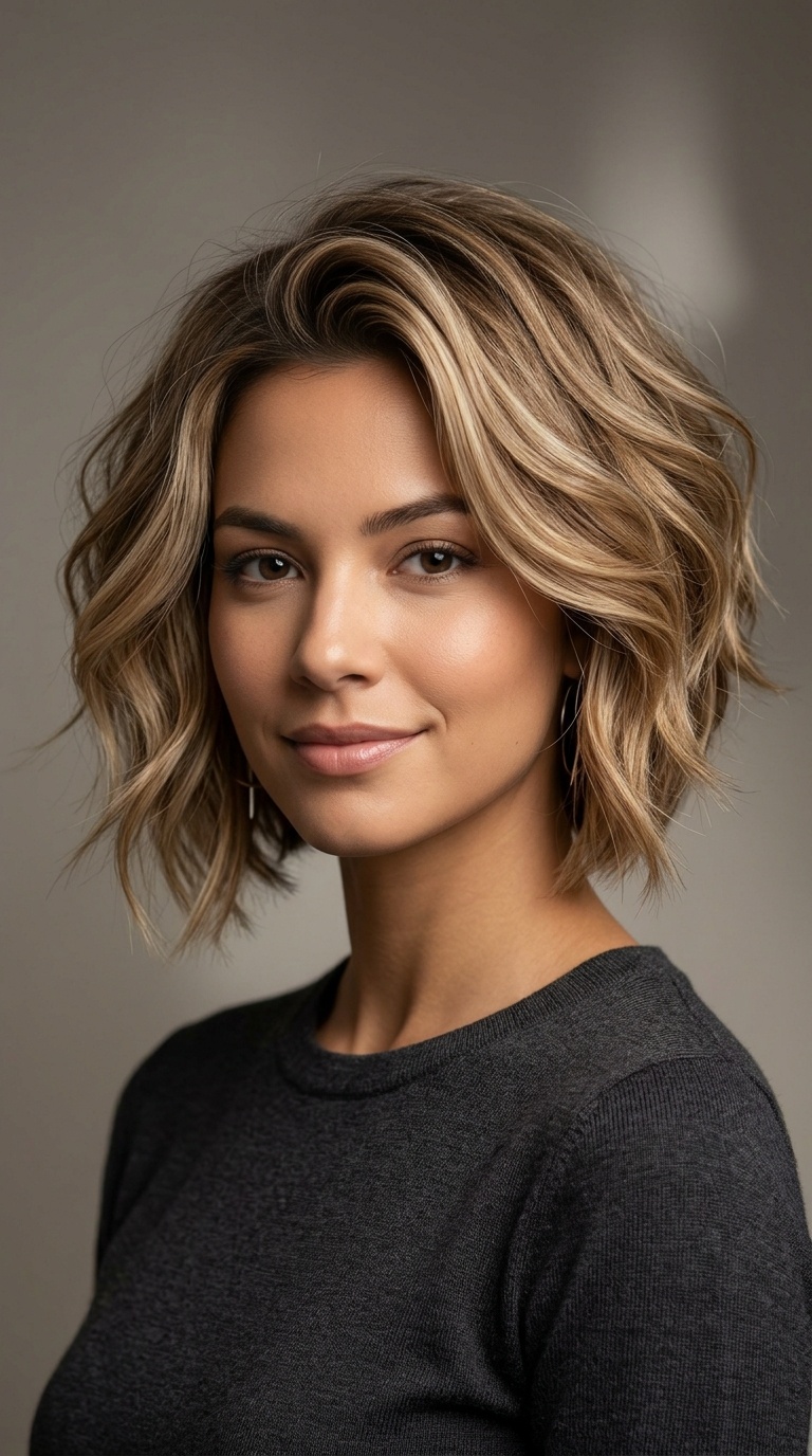 Balayage Inverted Bob