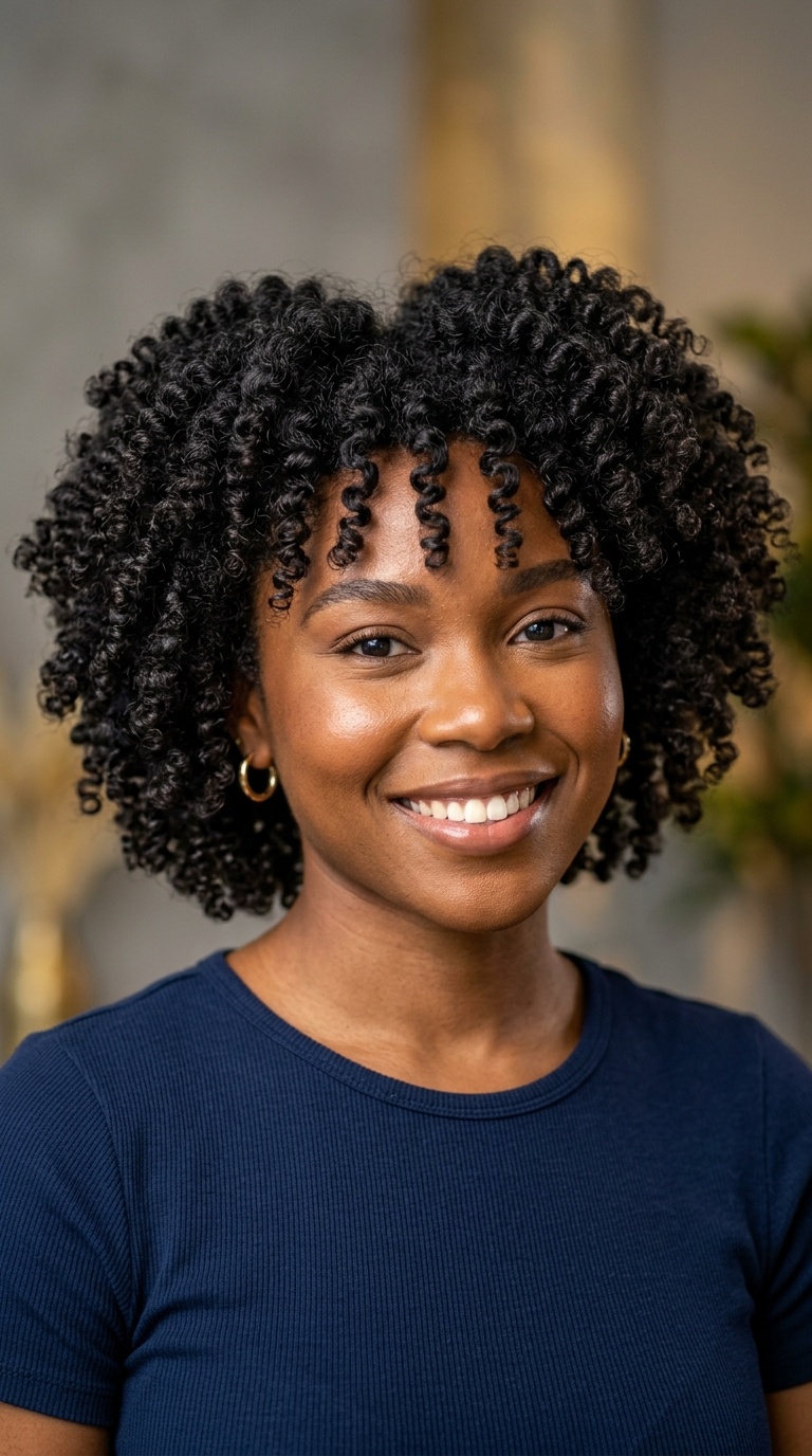 Bantu Knot-Out Curls
